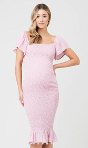 Ripe Maternity Selma Shirred Dress Multi