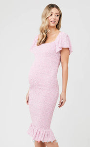 Ripe Maternity Selma Shirred Dress Multi
